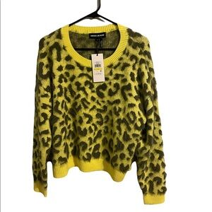 NWT DKNY tiger print sweater11